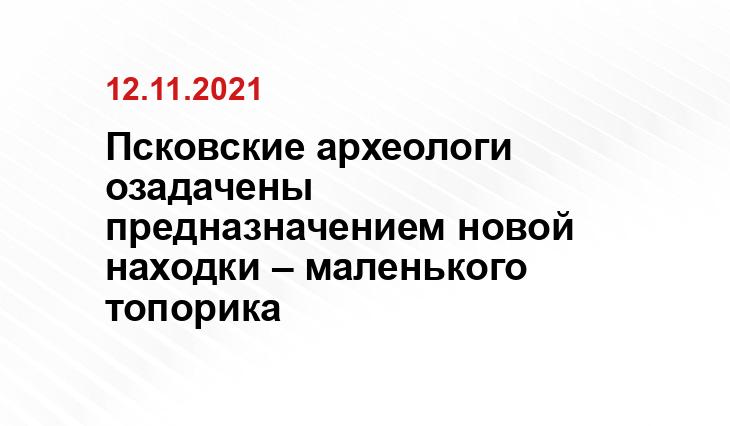 Археологический центр Псковской области